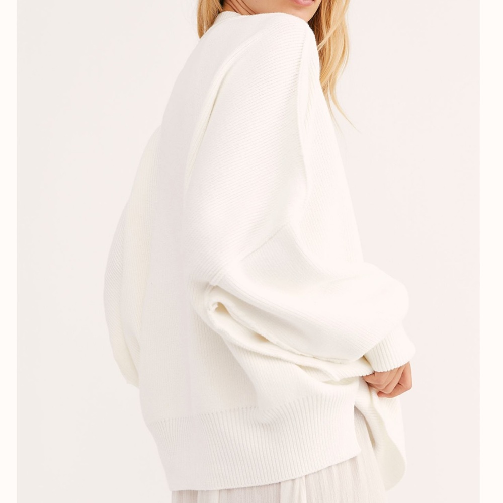 Free People Crew neck oversized sweater tunic - Picture 2 of 11